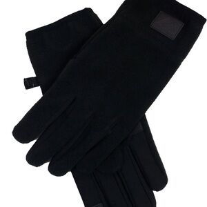 Classic Black Men's Fleece Gloves